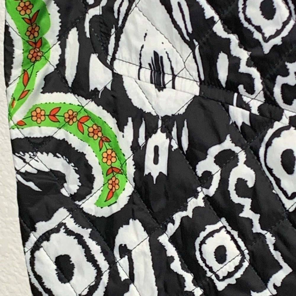 Emily Lovelock jacket quilted long women’s sz 10 vibrant Paisley - Picture 4 of 9